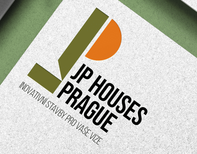 Logo pro developerskou firmu JP Houses Prague s.r.o.
