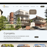 Webové stránky pro developerský projekt Rezidence Na Brabenci v Praze